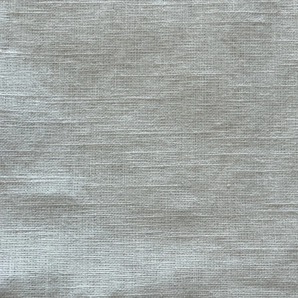 Pottery Barn Cream Cotton Linen Curtain Panel